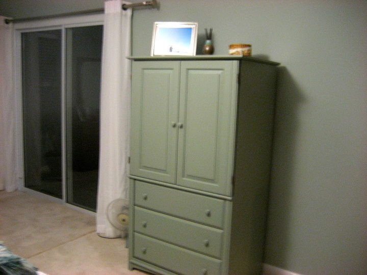 q need some advice, bedroom ideas, home decor, just painted tv armoire