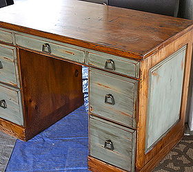 built by habitant knotty pine furniture in the 50 s upcycled by shabby daze in 2012, painted furniture