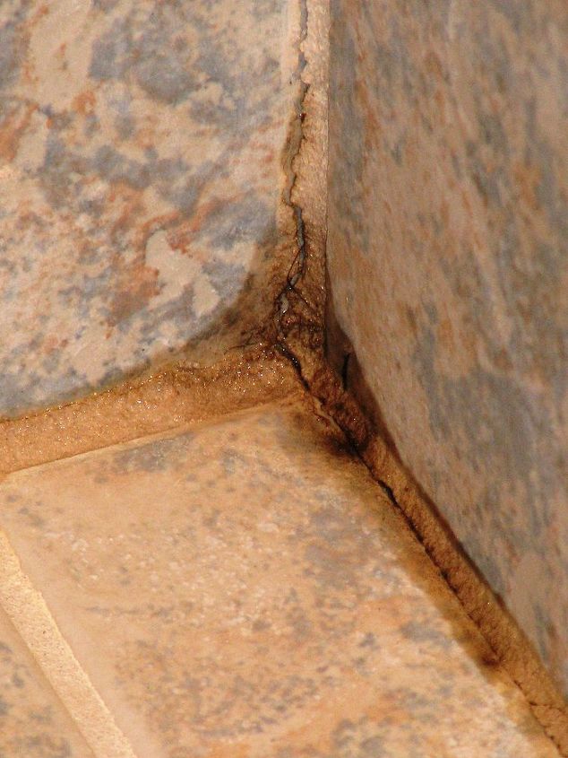 what do we do about a new tile shower cracking apart the grout is cracked the whole, bathroom ideas, plumbing, tiling, one corner the one with crack the entire way vertically