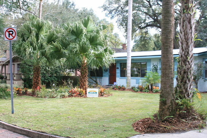 q a project we just finished in downtown orlando this house has large windows in the, gardening, landscape