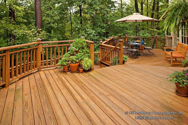 beautiful transition to backyard landscaping, decks, gardening, outdoor living