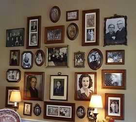 bringing out the ancestors, dining room ideas, home decor, My great grandmother is the very proper looking lady on the second row from the bottom center picture She loved to decorate entertain When I m setting my dining room table I sometimes look at her wondering if she would approve