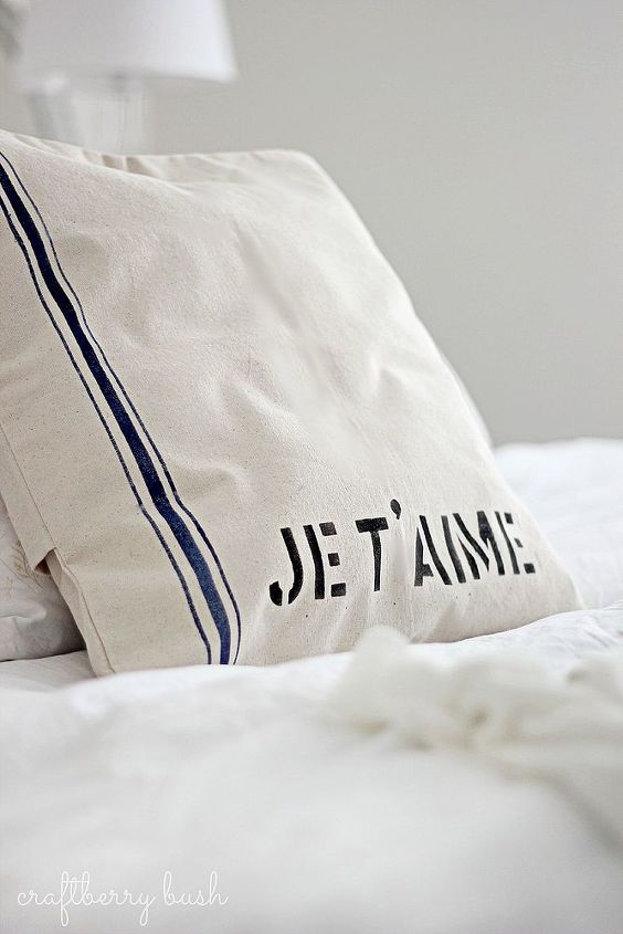 faux french pillow, home decor