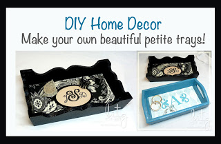diy petite trays, cleaning tips, crafts