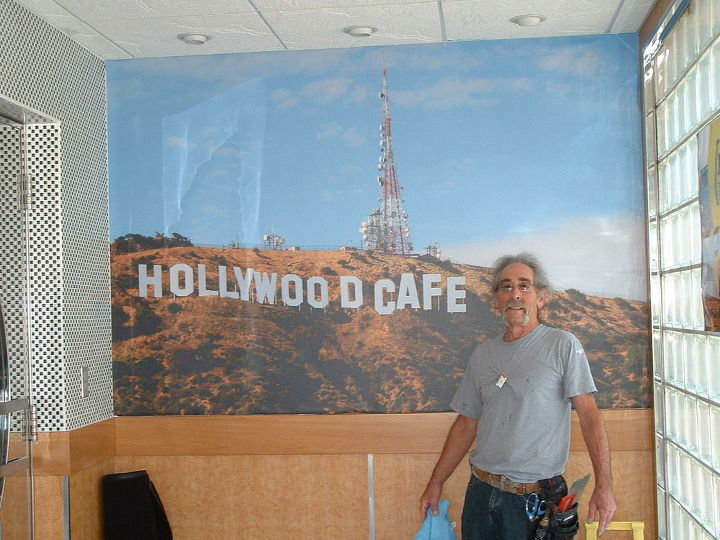 hollywood cafe murals in woodbury heights nj, painting, wall decor