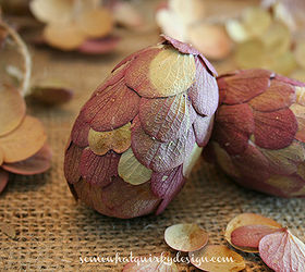 i ve been playing around with my quickfire hydranges, crafts, easter decorations, seasonal holiday decor, Easter eggs http www somewhatquirkydesign com 2014 03 quickfire hydrangea petal easter eggs html