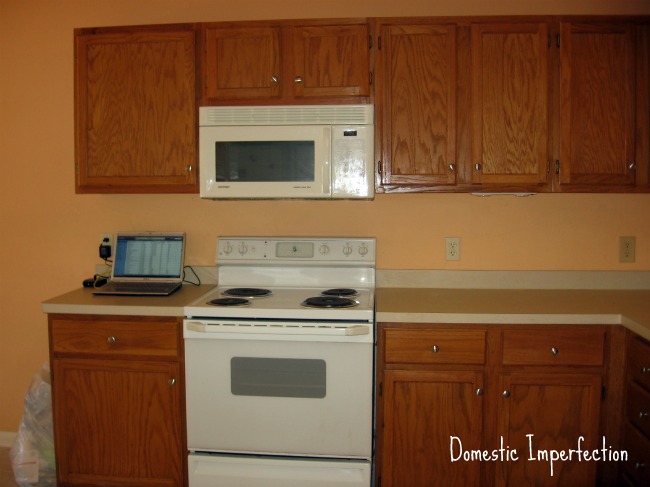 domestic imperfection home tour, home decor, The kitchen before