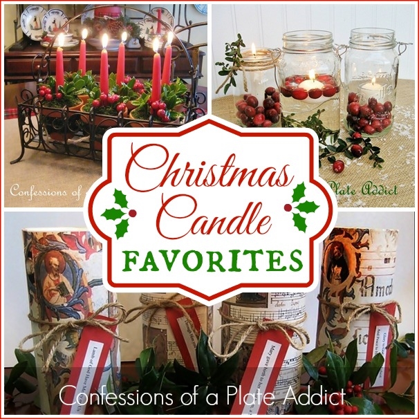 fun and easy christmas candle favorites, seasonal holiday d cor, Favorite Christmas candle projects with free graphics included
