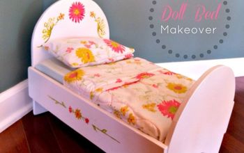 Vintage Doll Bed Makeover