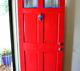 how to paint a front door, doors, painting, Then paint the inside panels