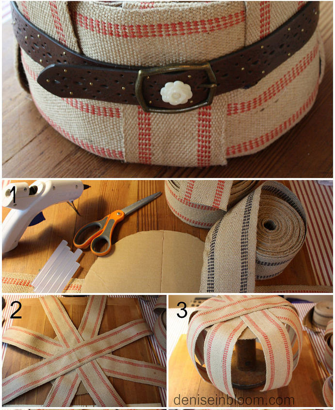 how to make a simple jute webbing basket, crafts, wreaths