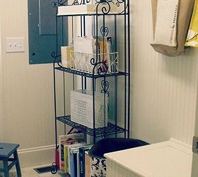 organized cottage style laundry room and mudroom renovation, closet, home decor, laundry rooms, storage ideas, The laundry room before We used the old built in hamper for storage but it wasn t very practical because we always piled things on top of it