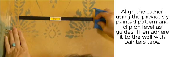 how to stencil corners video tutorial, painting, wall decor