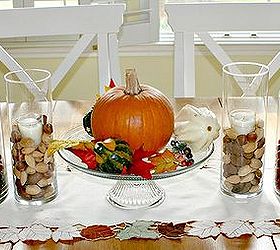 natural decor, halloween decorations, seasonal holiday d cor, thanksgiving decorations, Nature themed table setting
