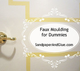faux moulding for dummies, paint colors, wall decor