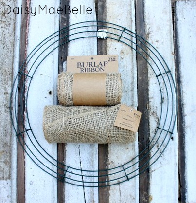 how to make a burlap wreath, crafts, home decor, repurposing upcycling, wreaths