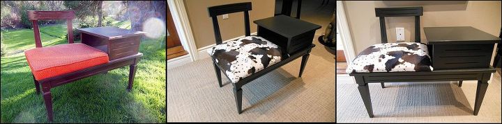 retro table gets a very different look, painted furniture, repurposing upcycling, SOLD