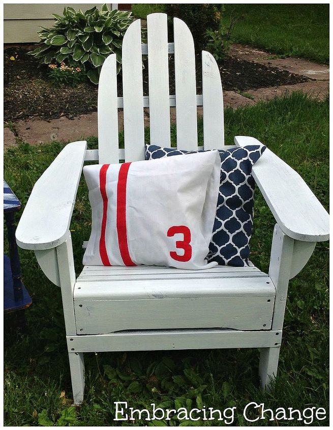 my adirondack chairs makeover reveal, painted furniture