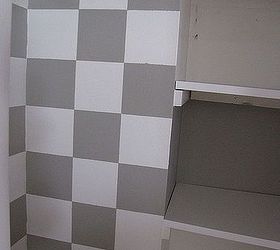 how to paint a checkerboard wall