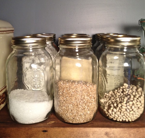 tips to organize your pantry, closet, organizing, Mason jars will hold anything
