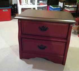my first ever repaint of furniture, painted furniture, Finished