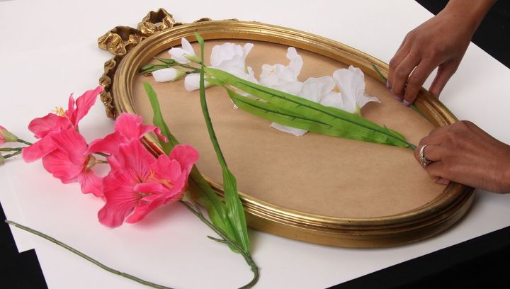 flor de seda con espejo roto para la despedida de soltera o para la decoracin de la