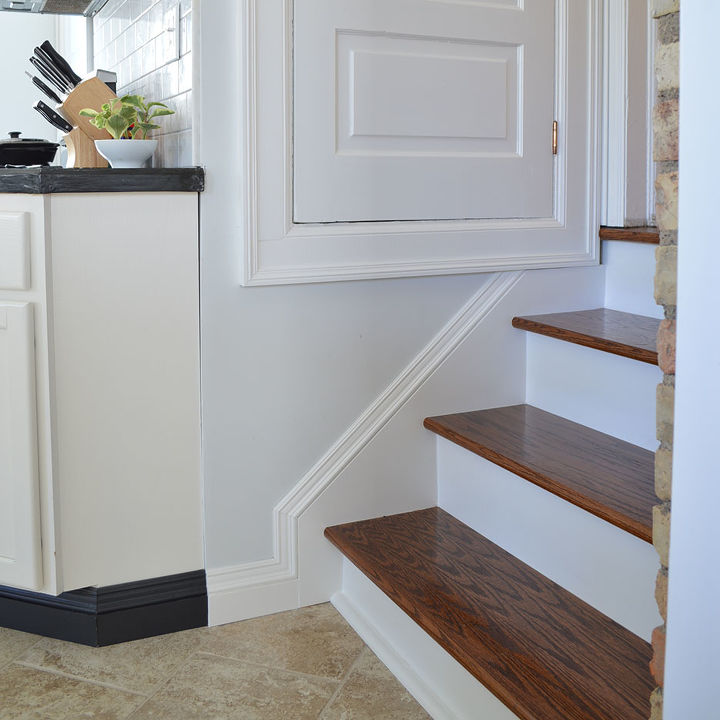 stairway to heaven, flooring, foyer, kitchen design, woodworking projects, Sparkly new stairs