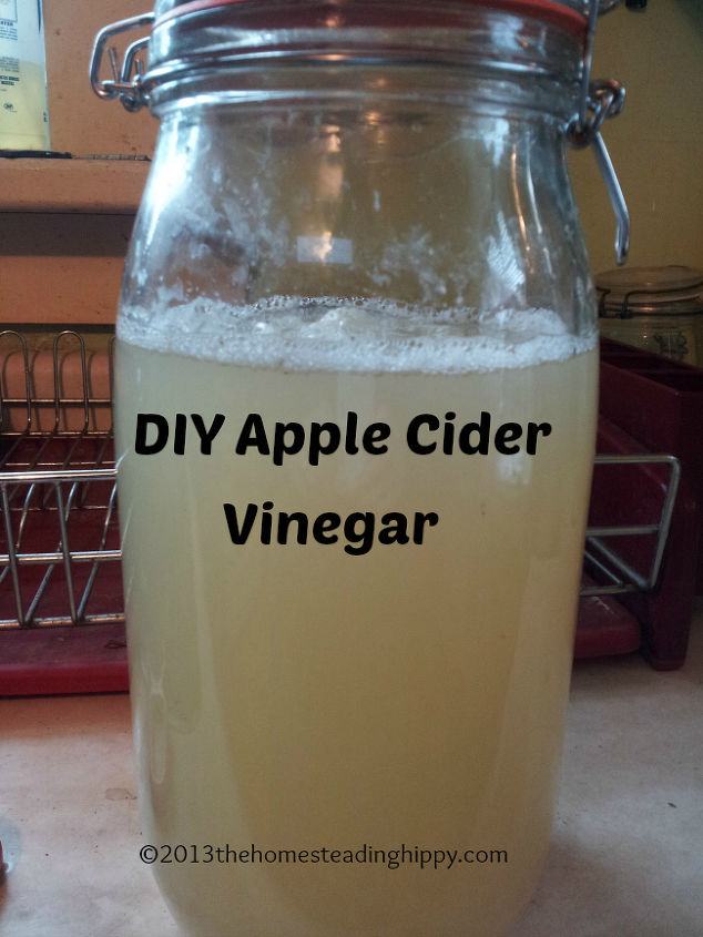 make your own apple cider vinegar, homesteading