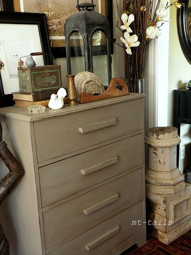 annie sloan chalk paint diys, chalk paint, painted furniture, a recycled dresser with french linen paint