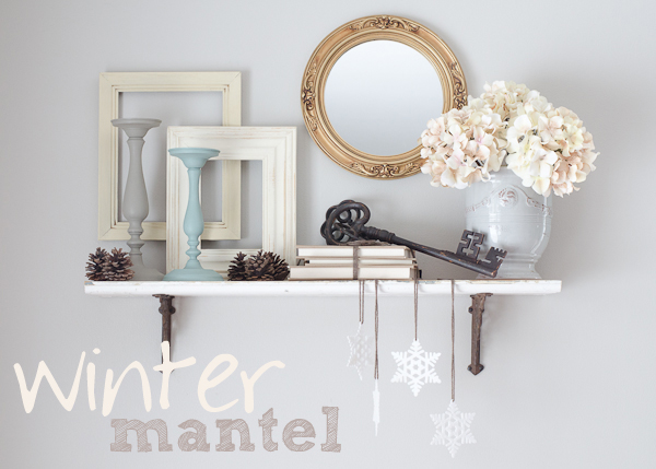winter mantel, christmas decorations, seasonal holiday d cor, Use contrasts of light and dark and different textures to create visual interest