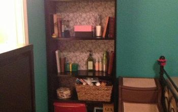 DIY - Change Bookshelf Color & Add a Little Pizzazz!