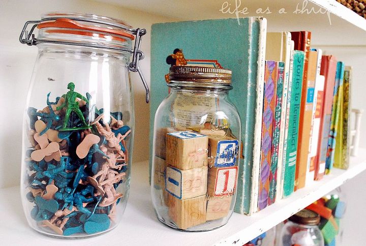 a nursery bookshelf for next to nothing, storage ideas