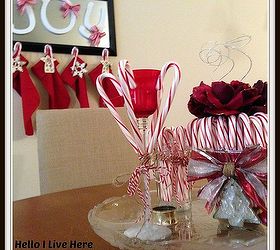 diy candy cane candle, crafts, seasonal holiday decor, Picture of the finished DIY Candy Cane Candle