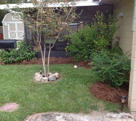 before and after of yard, curb appeal, landscape, AFTER