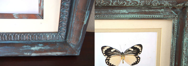 how to paint almost anything to look like weathered metal, crafts, painting, A close up of the gorgeous details