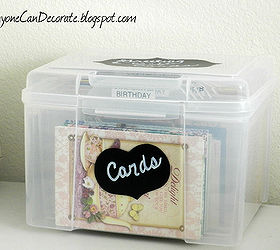 organizing my craft room greeting and craft card organizer, organizing, This organizer on Amazon Plastic Card Case