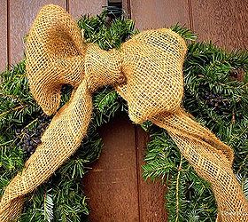 transform an artificial wreath into a christmas wreath, seasonal holiday d cor, Transform an artificial wreath into a beautiful Christmas Wreath that smells like Christmas in three simple steps