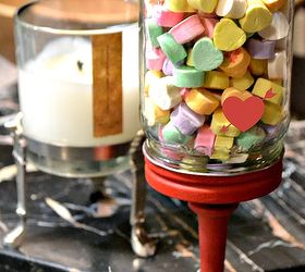 valentine s day mason jar pedestal cloche, crafts, mason jars, seasonal holiday decor, valentines day ideas, or candy hearts