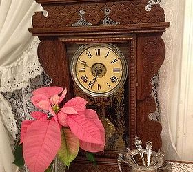 i love decorating our 1895 queen anne victorian for christmas with 12 trees, christmas decorations, seasonal holiday decor, wreaths, Another kitchen clock