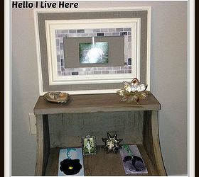 diy custom picture frame, chalk paint, crafts, home decor, painting, Finished frame