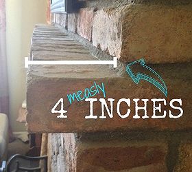tired of only 4 to work with see my 28 diy cure for mantel envy, diy, home decor, Mantel real estate decorating space is at a premium in my house 4 inches is not a lot to work with