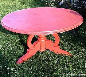 milk paint coffee table, painted furniture, Salmon Milk Paint from Sweet Pickins Furniture