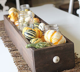 easy fall table centerpiece, seasonal holiday decor