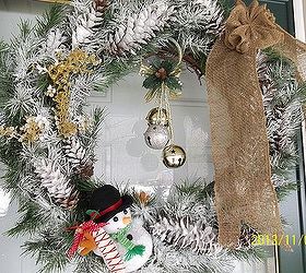 wreaths i made, christmas decorations, crafts, seasonal holiday decor, wreaths, Another pix