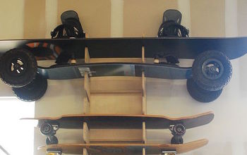 Skateboard Rack for Garage