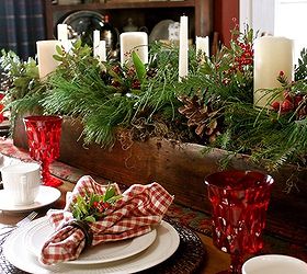 here are 24 inpsiring rustic holiday table settings ho ho ho spread the cheer, christmas decorations, crafts, seasonal holiday decor, A good old fashioned southern Christmas place setting