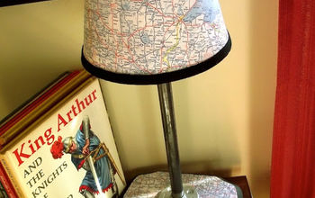Vintage Modern Map Lamp