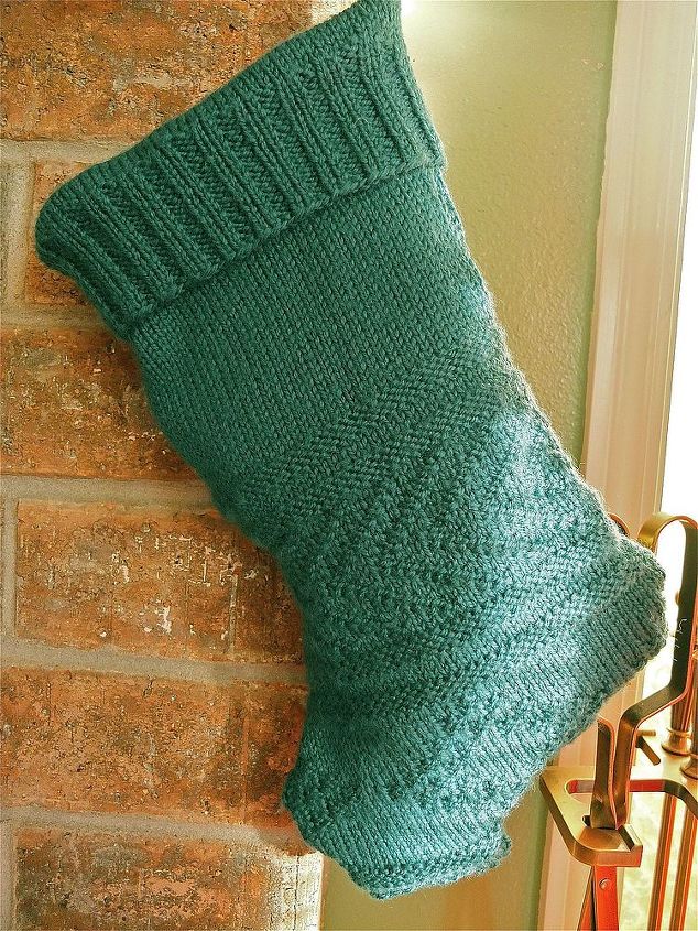 not just another sweater christmas stocking, christmas decorations, crafts, home decor, repurposing upcycling, seasonal holiday decor