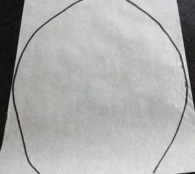 diy fairy door, crafts, I traced the shape of the hole in the tree on a large piece of paper