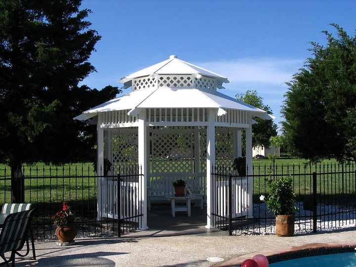 gazebos, decks, outdoor living, A good place to rest and get out of the sun